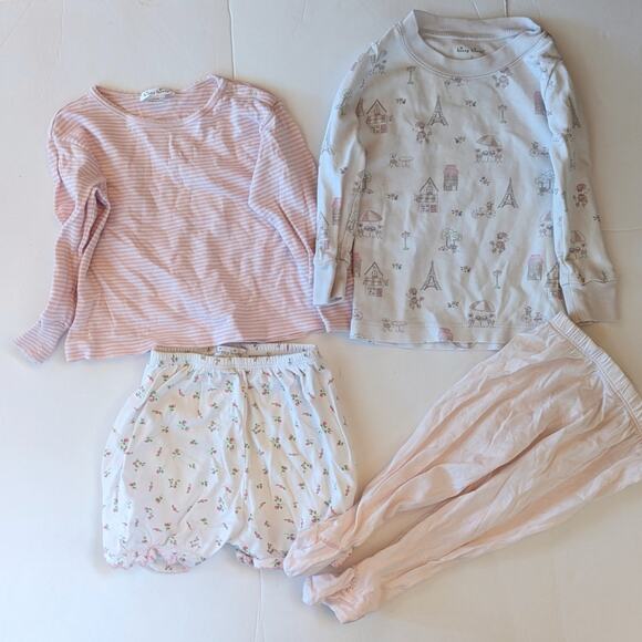 Kissy Kissy Other - Kissy Kissy Separate Lot Baby Girl Paris Shirt Bloomers Pajamas